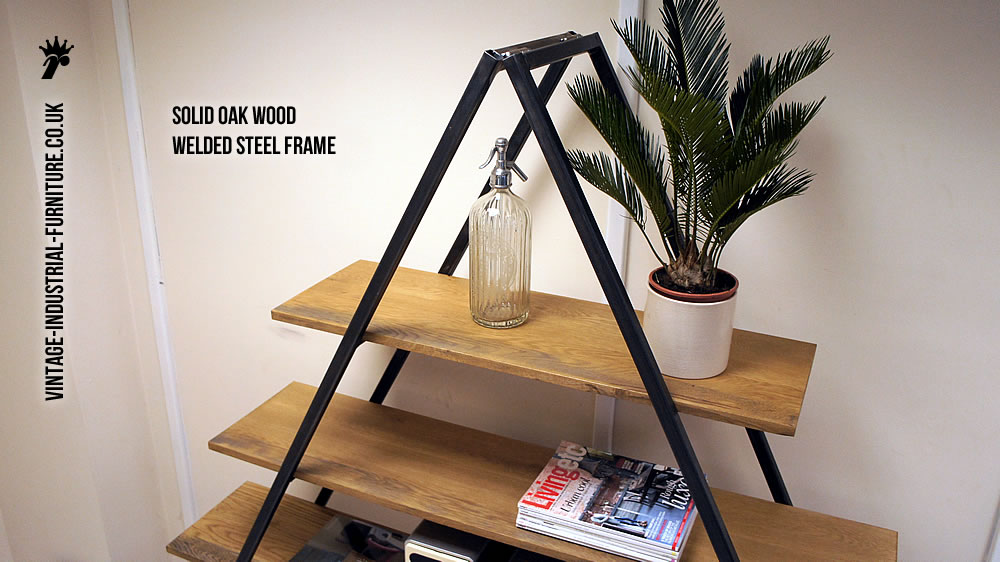 Vintage Industrial A Frame Shelving