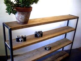 Vintage Industrial  Shelves Bookcase