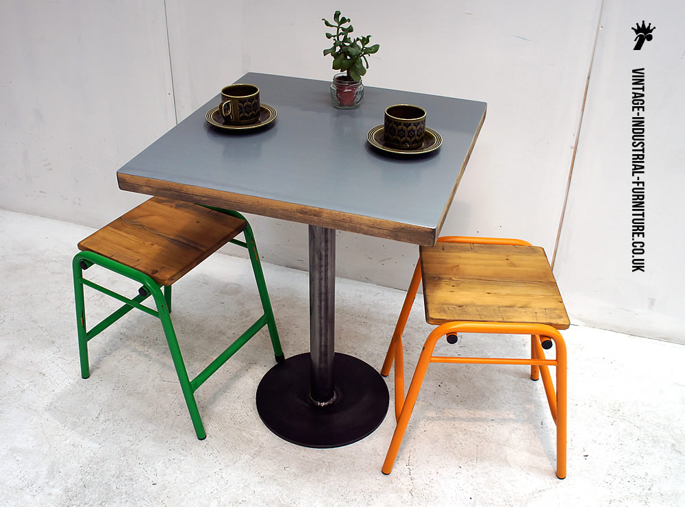 Zinc Top Bistro Table