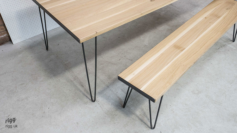 Hairpin Leg Dining Table