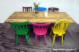 Vintage Industrial Dining Table